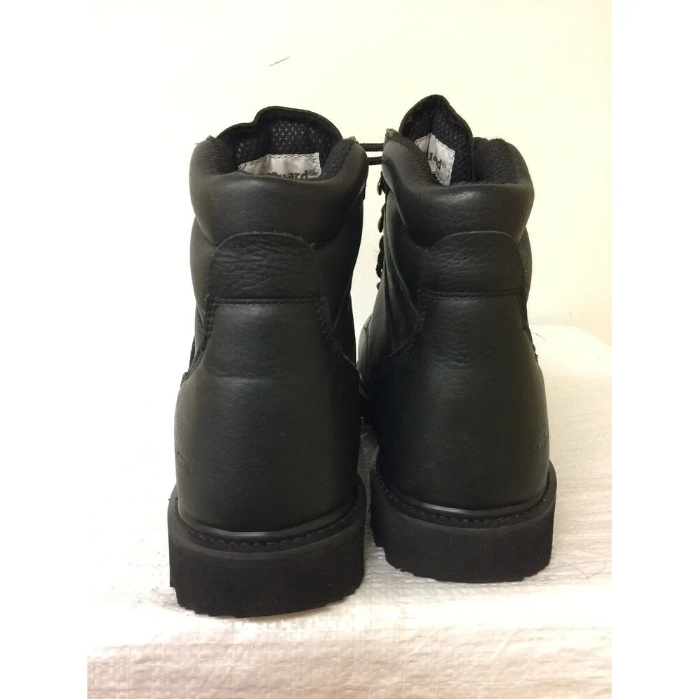 Wear guard Size 10.5 XW Men Black Leather Oil Resistant SteelToe Work Boot